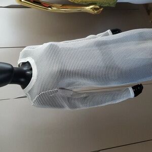 NWT Noisy May Long Sleeve Fishnet Midi Dress M